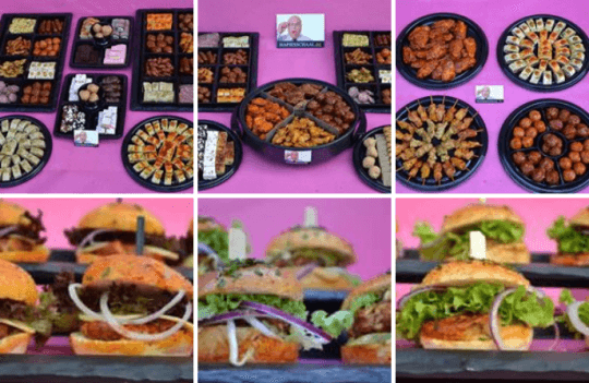 Feestbuffet, Hapjes, Hapjesboxen, Tapasschalen, Hapjestafel, Tapastafel, Catering voor feesten, Catering, Cateringbedrijf in Hoboken (Antwerpen), Antwerpen